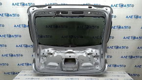 Дверь багажника голая со стеклом Porsche Macan 15-18 серебро M7U, алюминий, вмятина
