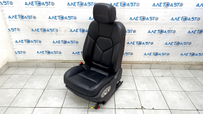 Сидіння водія Porsche Macan 15-18 з airbag, електро, підігрів, Sport, шкіра чорна, прим'ято