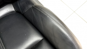 Водительское сидение Porsche Macan 15-18 с airbag, электро, подогрев, Sport, кожа черная, примято