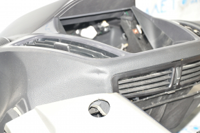 Торпедо передняя панель без AIRBAG Ford Escape MK3 13-16 дорест, облом планки, деформация крепления, прижата