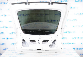 Дверь багажника голая со стеклом Tesla Model X 16-21 белый PPSW, с петлями