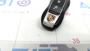 Ключ Porsche Macan 15-18 4 кнопки, царапины, облез хром