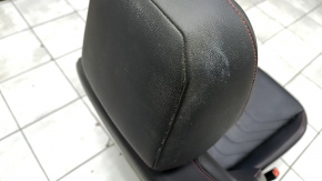 Водійське сидіння VW Jetta 19- з airbag, GLI чорна шкіра, червоний рядок, електро, з вентиляцією, з підігрівом, з пам'яттю, підчистка