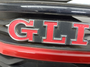 Решітка радіатора grill VW Jetta 19 - без емблеми, GLI, пісок, тички