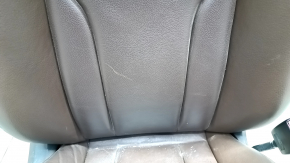 Пасажирське сидіння Audi Q5 8R 09-17 з airbag, електро, шкіра коричнева, подряпини, потертості