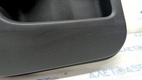 Обшивка дверей картка задня ліва Honda Civic X FC 16-21 4d чорна ганчірка з сірою вставкою, подряпини