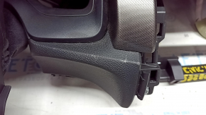 Торпедо передняя панель с AIRBAG Honda Civic X FC 16-21 черная, царапины