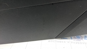 Консоль центральная подлокотник и подстаканники VW Jetta 19- кожа черная, красная строчка, царапины