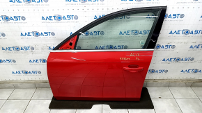 Двері в зборі передні ліві Audi A4 B8 08-16 червоний LY3J, keyless