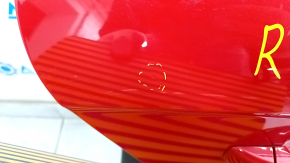 Дверь в сборе задняя правая Audi A4 B8 08-16 седан, красный LY3J, keyless, тычка
