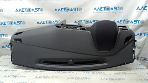 Торпедо передня панель з AIRBAG Hyundai Elantra AD 17-18 дорест, чорн з сірими вставками, поліз хром