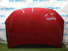 Капот голый Hyundai Elantra AD 17-18 дорест, красный PR, железо, крашен 0,2