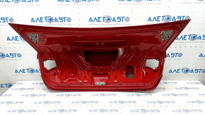 Крышка багажника Audi A4 B8 13-16 рест седан без спойлера, красный LY3J, вмятина