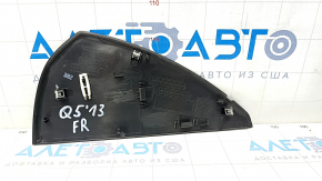 Накладка торпеди збоку права Audi Q5 8R 09-17 чорна