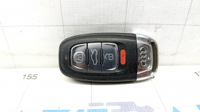 Ключ Audi Q5 8R 09-17 тип1, smart, 4 кнопки, царапины, тычки по хрому