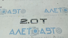 Эмблема надпись 2.0T двери багажника Audi Q3 8U 15-18