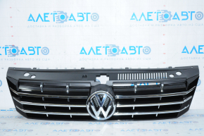 Решітка радіатора grill із позначкою VW Passat b7 12-15 USA хром смужка новый OEM оригінал