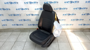 Водительское сидение VW Passat b8 16-19 USA без airbag, электро, кожа черная, стрельнувшее