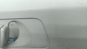 Накладка центральної стійки верхній ремінь права VW Passat b8 16-19 USA сіра, затерта, під чищення