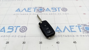 Ключ VW Passat b8 16-19 USA 4 кнопки, розкладний, потертий, потріскані кнопки, відсутня емблема