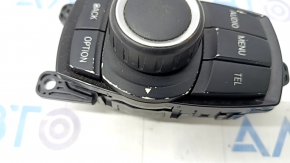 Джойстик шайба управления монитором малый BMW X3 F25 11-17 облезло покрытие