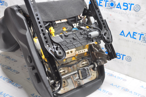 Водительское сидение Ford Focus mk3 15-18 рест, с airbag, электро, кожа черн