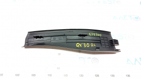 Накладка порога задняя левая Infiniti QX30 17- черная, дефект креплений
