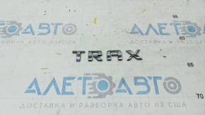 Емблема напис TRAX двері багажника Chevrolet Trax 17-22