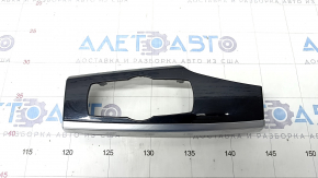 Накладка передньої панелі ліва BMW X3 F25 11-17 чорний глянець, здулося покриття