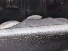 Консоль центральная подлокотник и подстаканники Ford Focus mk3 15-18 рест, черн, царапины