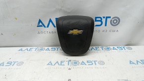 Подушка безопасности airbag в руль водительская Chevrolet Trax 15-20 черная, потерта