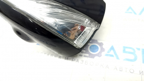 Зеркало боковое левое Infiniti QX30 17- 21 пин, поворотник, автозатемнение, камера, подсветка, черное, царапины
