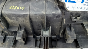 Накладка порога ззаду ліва передня Toyota Sequoia 08-16 чорна, потерта, без заглушки, зламане кріплення