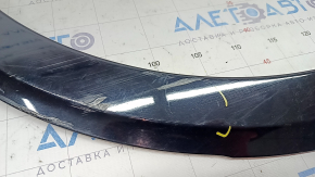Накладка арки крыла задняя правая Infiniti QX30 17- FWD, черная, глянец, сломаны крепления, царапины