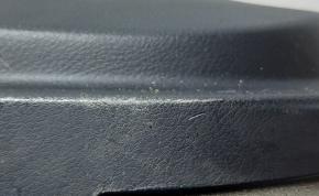 Обшивка двери карточка передняя левая Lexus ES300h ES350 13-18 черная с черной вставкой кожа, подлокотник кожа, молдинг под дерево глянец, под память сидений, потертости, царапины