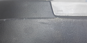 Обшивка двери карточка передняя левая Lexus ES300h ES350 13-18 черная с черной вставкой кожа, подлокотник кожа, молдинг под дерево глянец, под память сидений, потертости, царапины