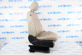 Пасажирське сидіння Ford Escape MK3 13-19 з airbag, електро, шкіра беж, підігрів, під чищення