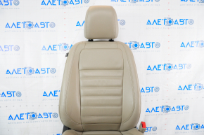 Пассажирское сидение Ford Escape MK3 13-19 с airbag, электро, кожа беж, подогрев, под чистку