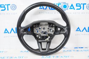 Руль голый Ford Escape MK3 17-19 рест, кожа черн, подогрев, потерт, царапины