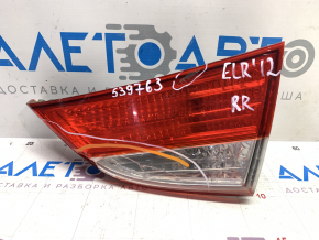 Ліхтар внутрішній кришка багажника правий Hyundai Elantra UD 11-13 дорест, розбите скло