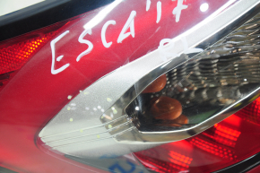 Фонарь внешний крыло левый Ford Escape MK3 17-19 рест светлый царапины