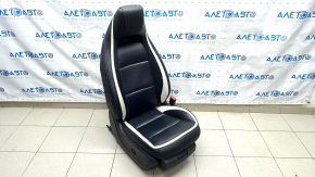 Пассажирское сидение Infiniti QX30 17- c airbag, sport, электро, кожа черн, потерто, топляк, электрика работает
