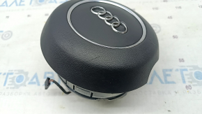 Подушка безпеки airbag в кермо водійська Audi A6 C7 12-18 чорна, подряпини