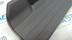 Накладка порога задняя левая внутренняя Toyota Prius V 12-14 темно-серая, потёрта
