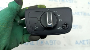 Управление фарами Audi A6 C7 12-18 без проекции, отсутствует кнопка