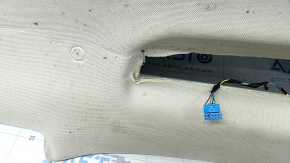 Обшивка потолка Mercedes W167 GLE 350 450 22-23 под люк, бежевая, примята, надорвана, под чистку