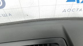 Торпедо передня панель без AIRBAG Hyundai Sonata 15-17 чорний, надрив, подряпина