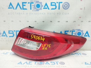 Ліхтар зовнішній крило правий Hyundai Sonata 15-17 лампа, подряпини