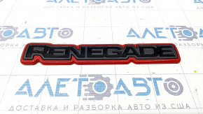 Емблема напис Renegade передня права Jeep Renegade 15- Trailhawk