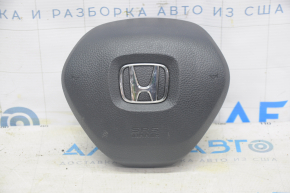Подушка безопасности airbag в руль водительская Honda Insight 19-22 черная, ржавый пиропатрон